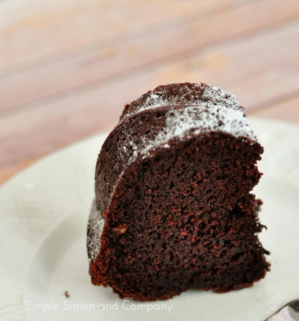 Chocolate Sour Cream Bundt Cake Recipe - Simple Simon and Company