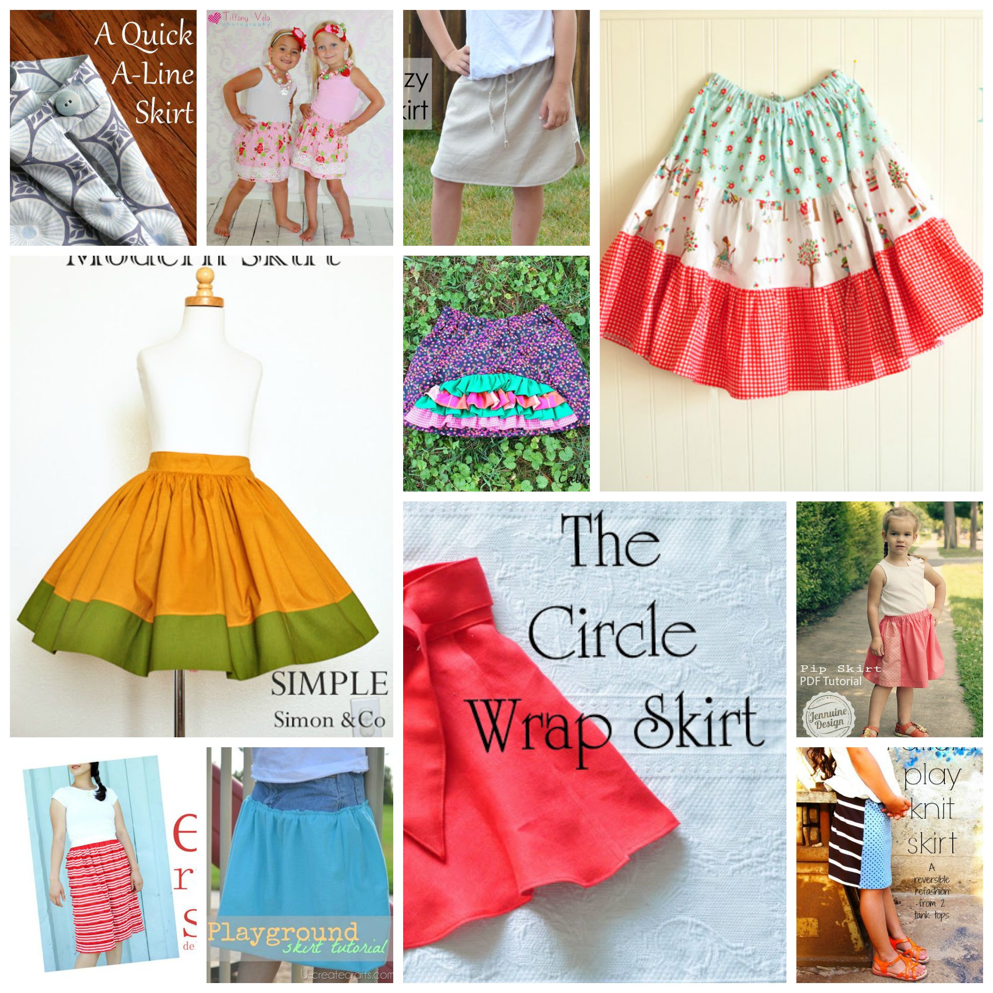 86 Free Skirt Tutorials - Simple Simon and Company