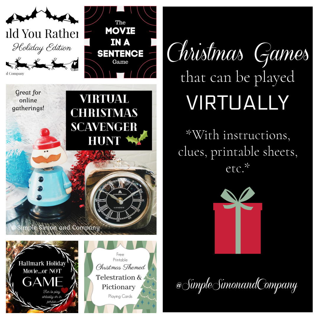 Virtual Christmas Games - Simple Simon and Company