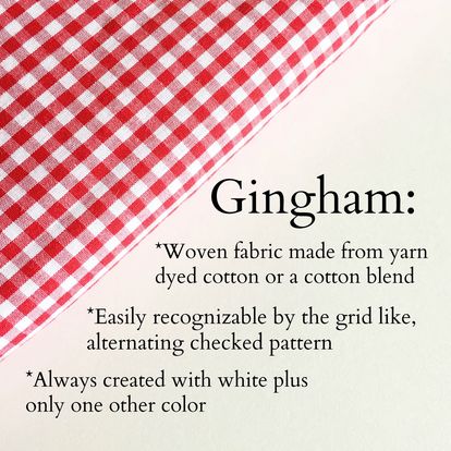 The History Of Gingham - Simple Simon And Company